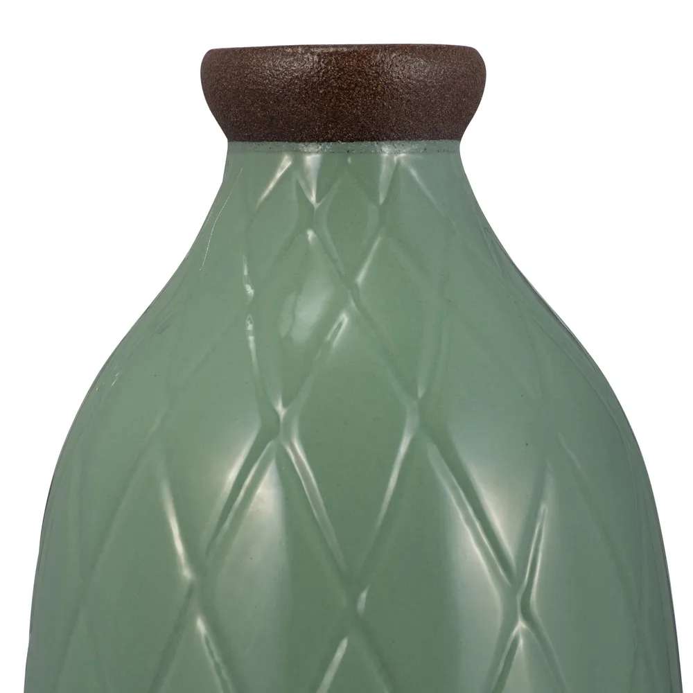 EMMONSFORD GREEN VASE 16 (IN)