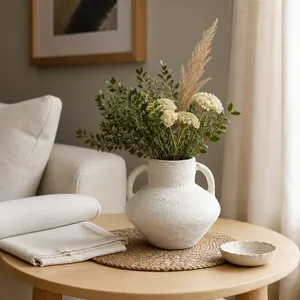 FERRIS WHITE VASE 7 (IN) 11