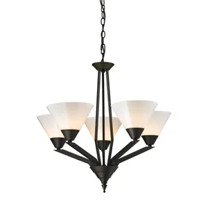 Tribecca 25'' Wide 5-Light Chandelier - Oil Rubbed Bronze 1