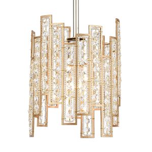 Equilibrium 8'' Wide 1-Light Mini Pendant - Matte Gold 5