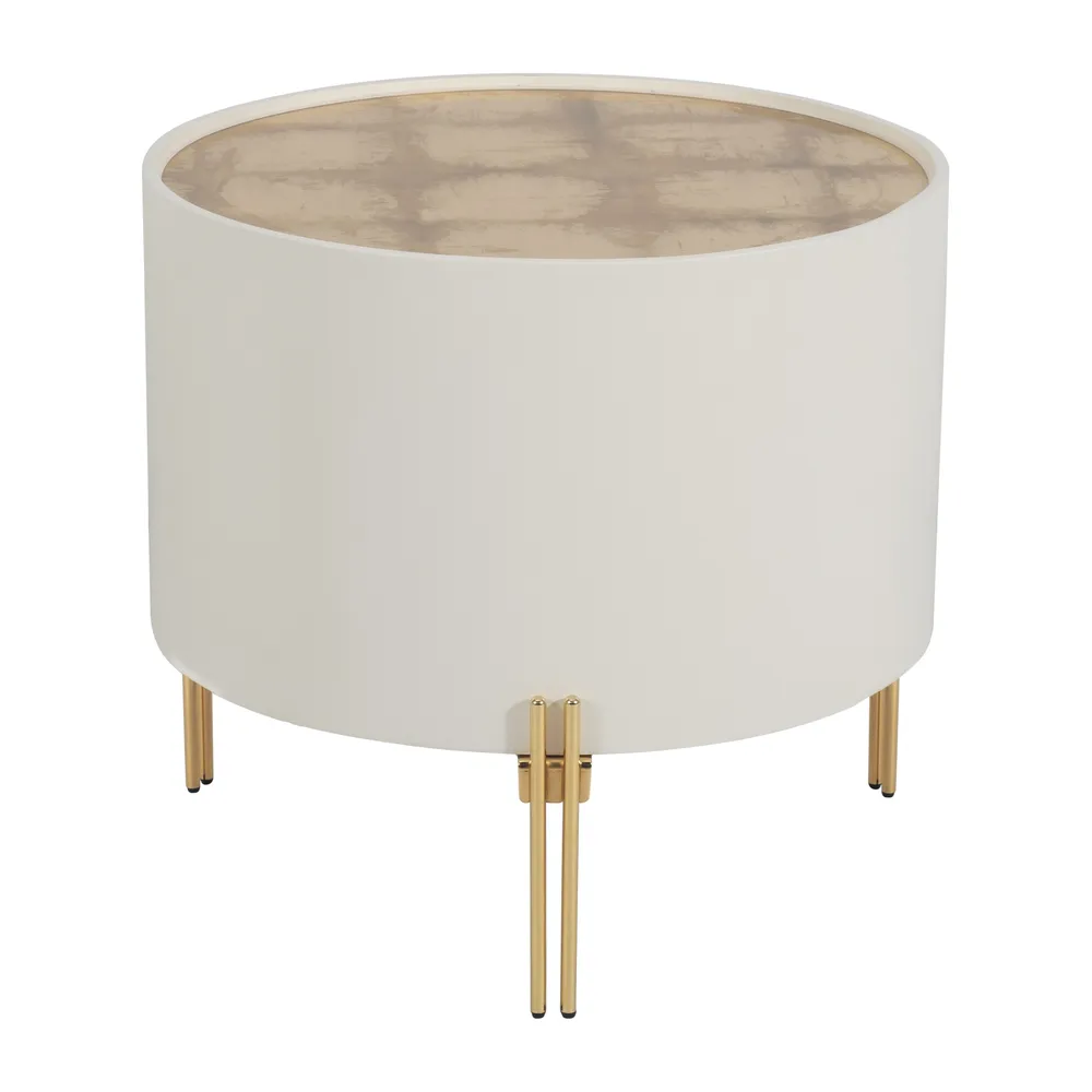 CHESTERBURN WHITE TABLE 20 (IN)