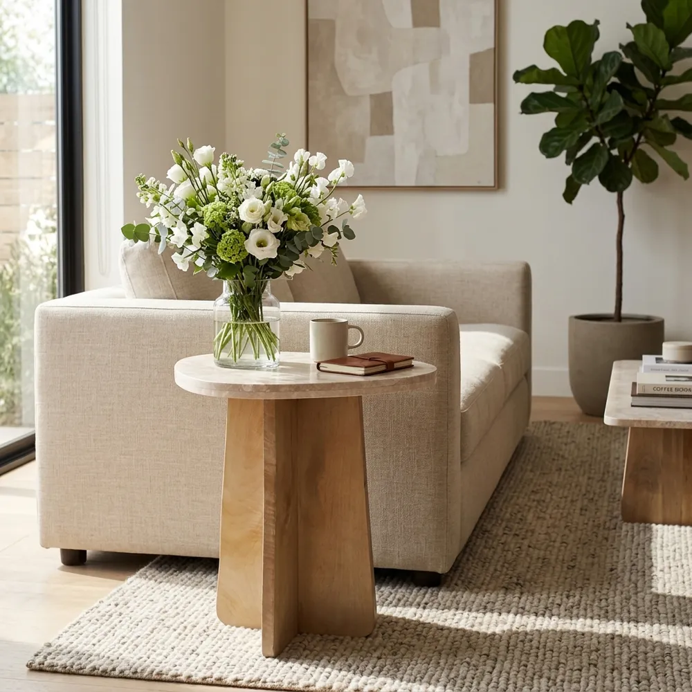 KANERIDGE BROWN TABLE 24 (IN)