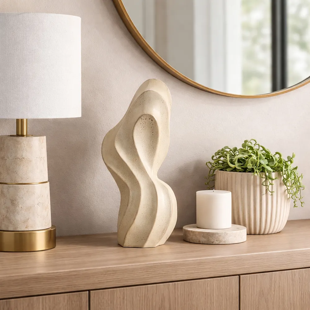 CARLTONOAK IVORY DECOR 18 (IN)