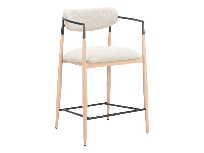 Equinox Counter Stool Oyster Gray & Natural 7