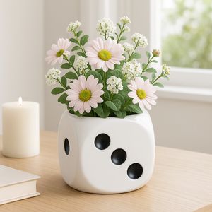 SYLVANWOOD WHITE PLANTER 6 (IN) 10
