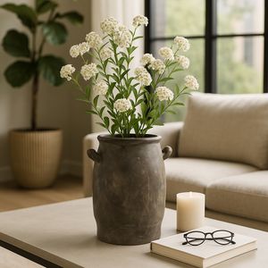 CLAXTONWOOD BROWN VASE 12 (IN) 12