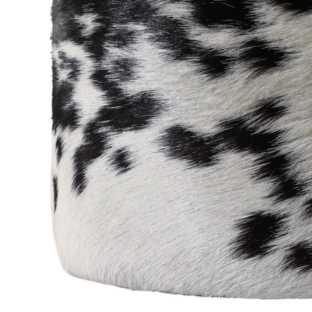 SARAHFORD BLACK OTTOMAN 19 (IN)