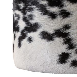 SARAHFORD BLACK OTTOMAN 19 (IN) 6
