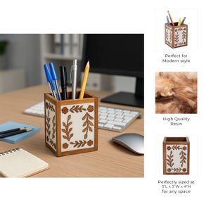 DRAKEHAM BROWN PENCIL CUP 4 (IN) 10