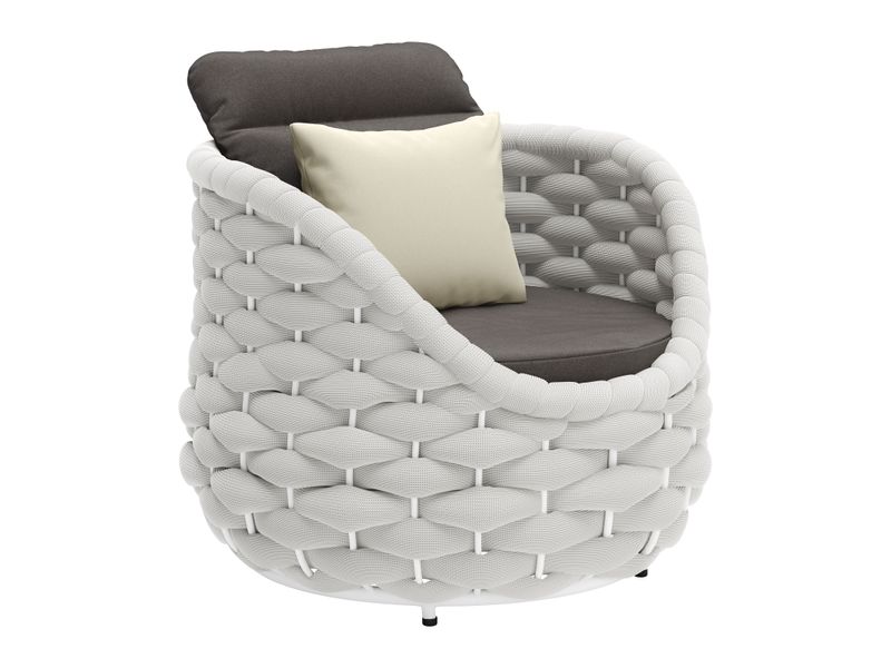 Coral Reef Accent Chair Gray 7