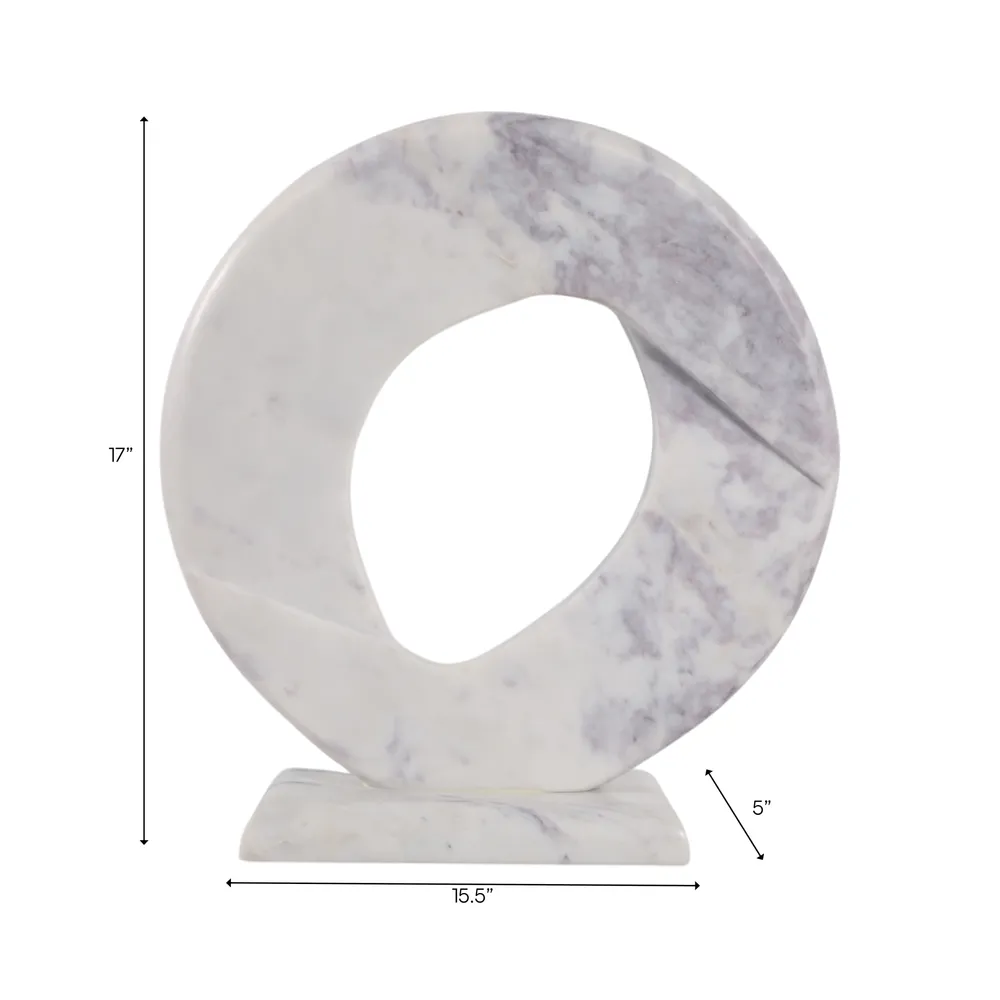 CARVERTON WHITE DECOR 17 (IN)