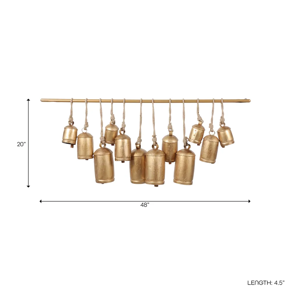 BOLTONOAK GOLD WALL HANGING 20 (IN)