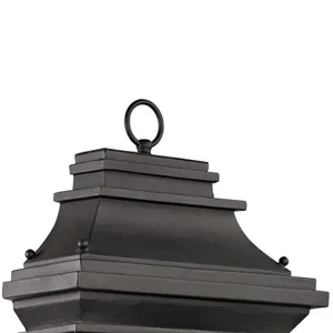 Forged Provincial 22'' High 3-Light Outdoor Sconce - Charcoal 3
