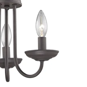 Montgomery 12'' Wide 3-Light Chandelier - Oil Rubbed Bronze 4