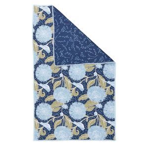 Chrysanthemum Bird Eco Kitchen Tea Towel 5