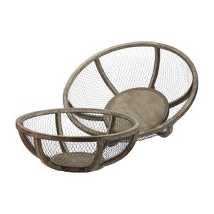 Wire Atlas Bowl - Set of 2 1