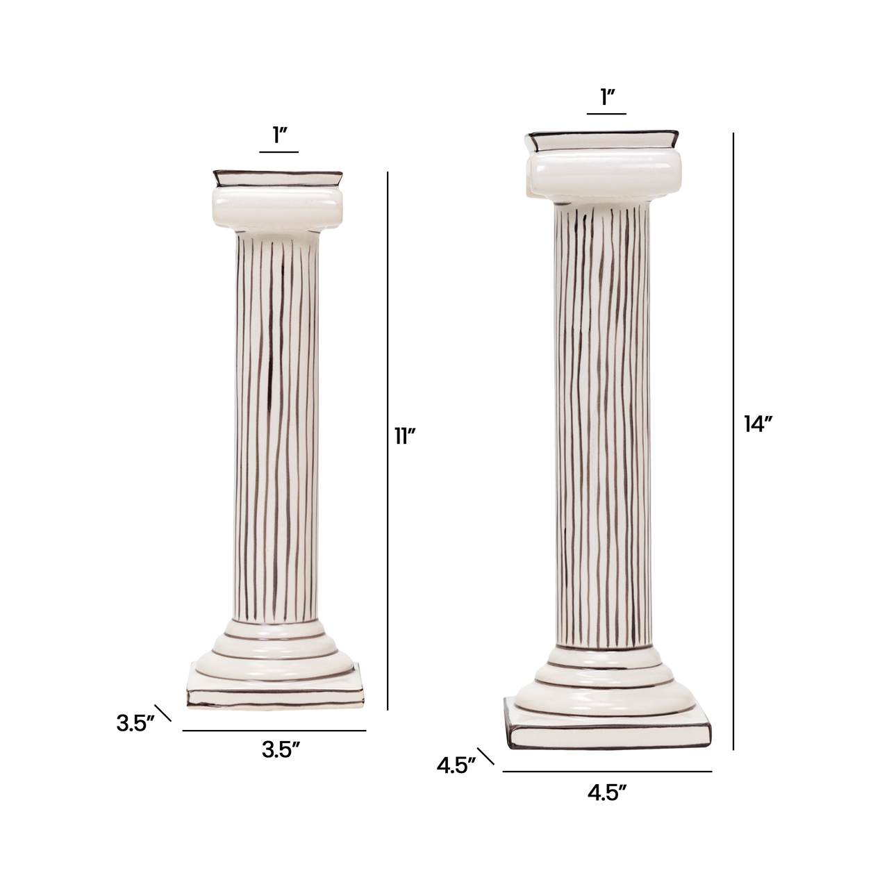 Rodeli Candleholders -Set 2-SB 3