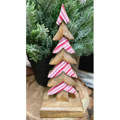 Candy Striped Downswept 8x3.5x3in