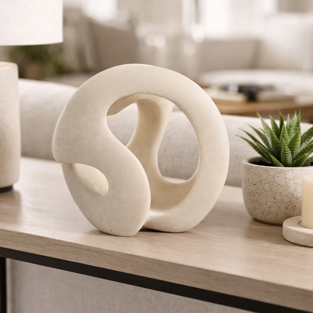 LEILAOAK WHITE DECOR 11 (IN)