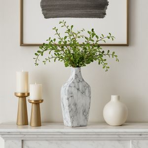 WOODSONWELL WHITE VASE 11 (IN) 2
