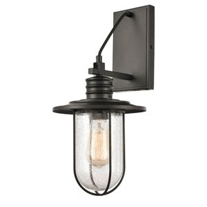 Lakeshore Drive 18'' High 1-Light Sconce - Matte Black 1