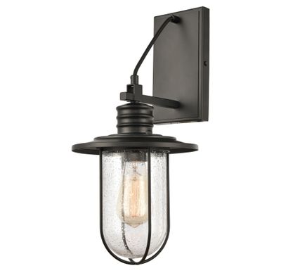Lakeshore Drive 18″ High 1-Light Sconce - Matte Black