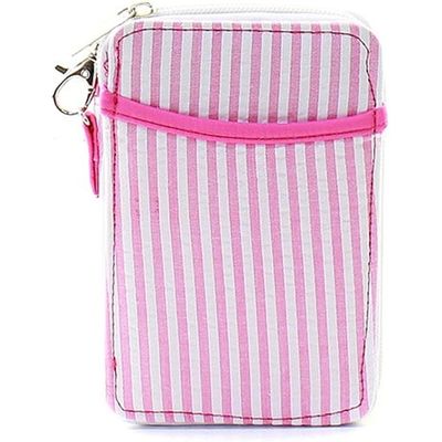 SEERSUCKER WRISTLET W ROPE STRAP & JUTE - ASST