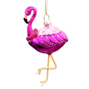 4-3/4" FLAMINGO ORNAMENT 1
