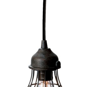 Wire 6'' Wide 1-Light Mini Pendant - Oil Rubbed Bronze 4