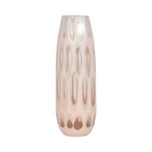 HATCHERHAVEN TAN GLASS VASE 18 (IN) 1