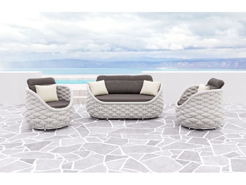 Coral Reef Accent Chair Gray 2