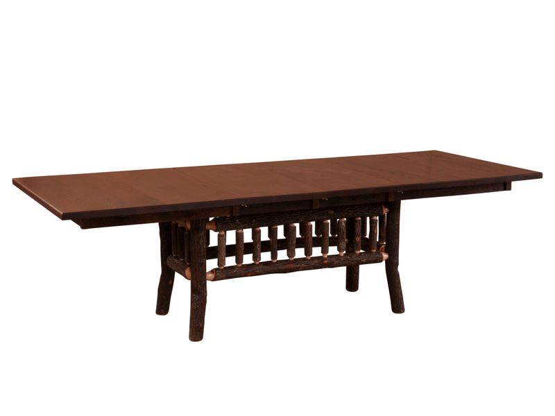 Appalachian Extension Dining Table - Antique Oak Top 2
