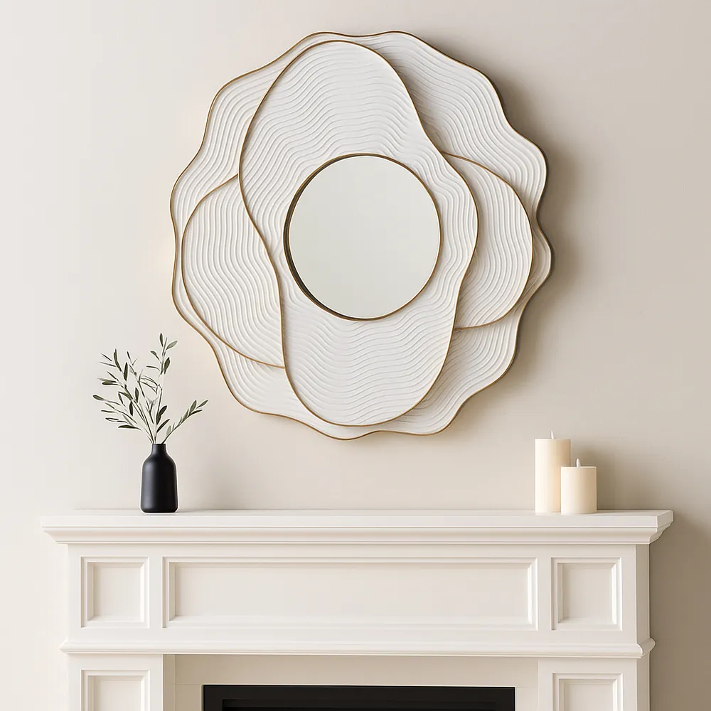 REEDWELL IVORY MIRROR 39 (IN)