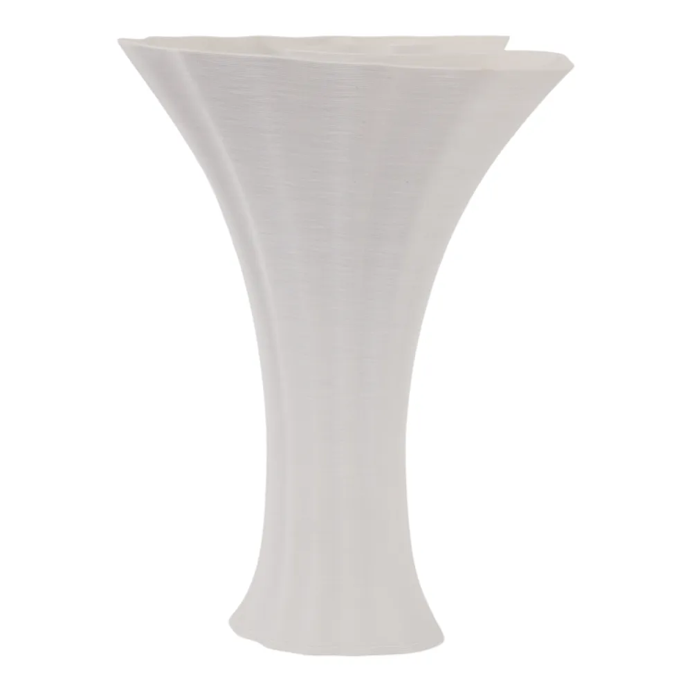 WRENMORE WHITE VASE 14 (IN)