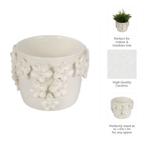 ELWINCROSS IVORY PLANTER 6 (IN) 10