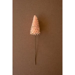 Mini Bottle Brush Trees on a Stem / Pink 1