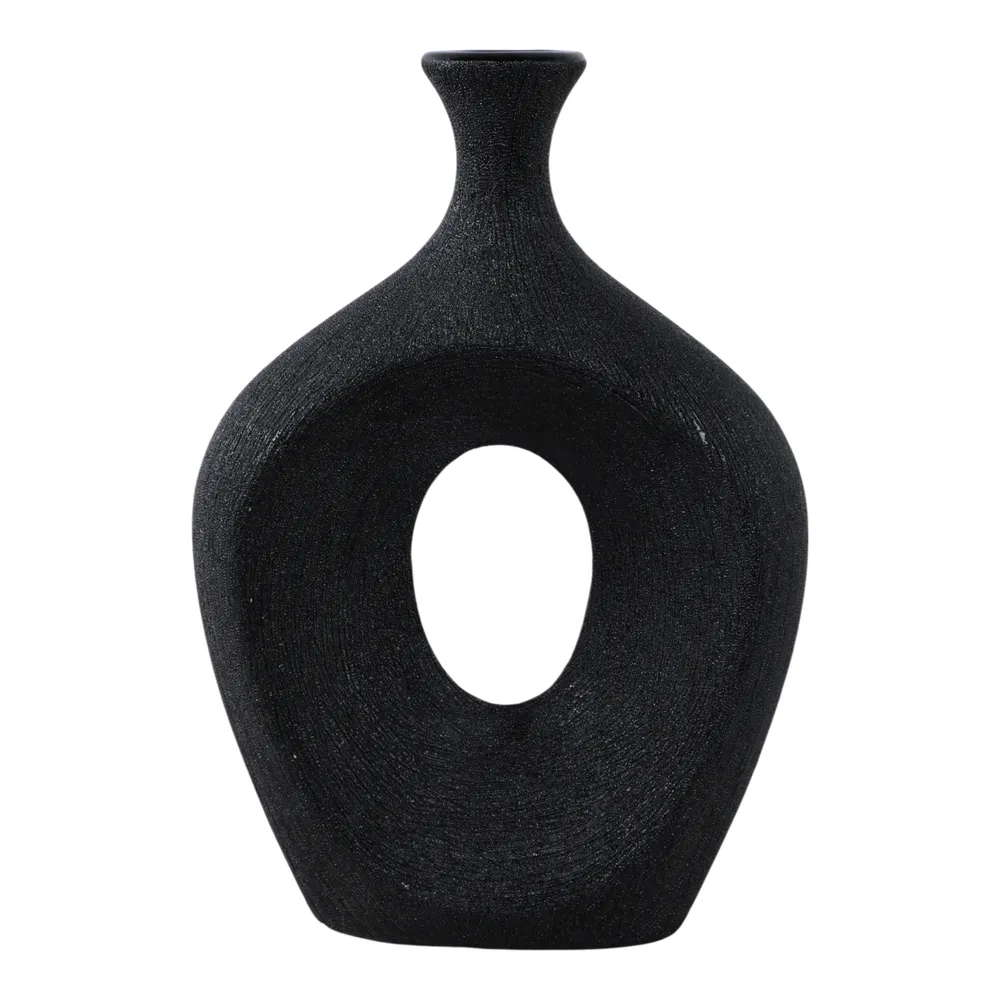 HARDENCLIFF BLACK VASE 13 (IN)