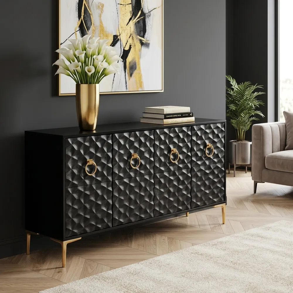 RYECLIFF BLACK CABINET 35 (IN)