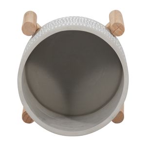 MIABROOK IVORY PLANTER 6 (IN) 7