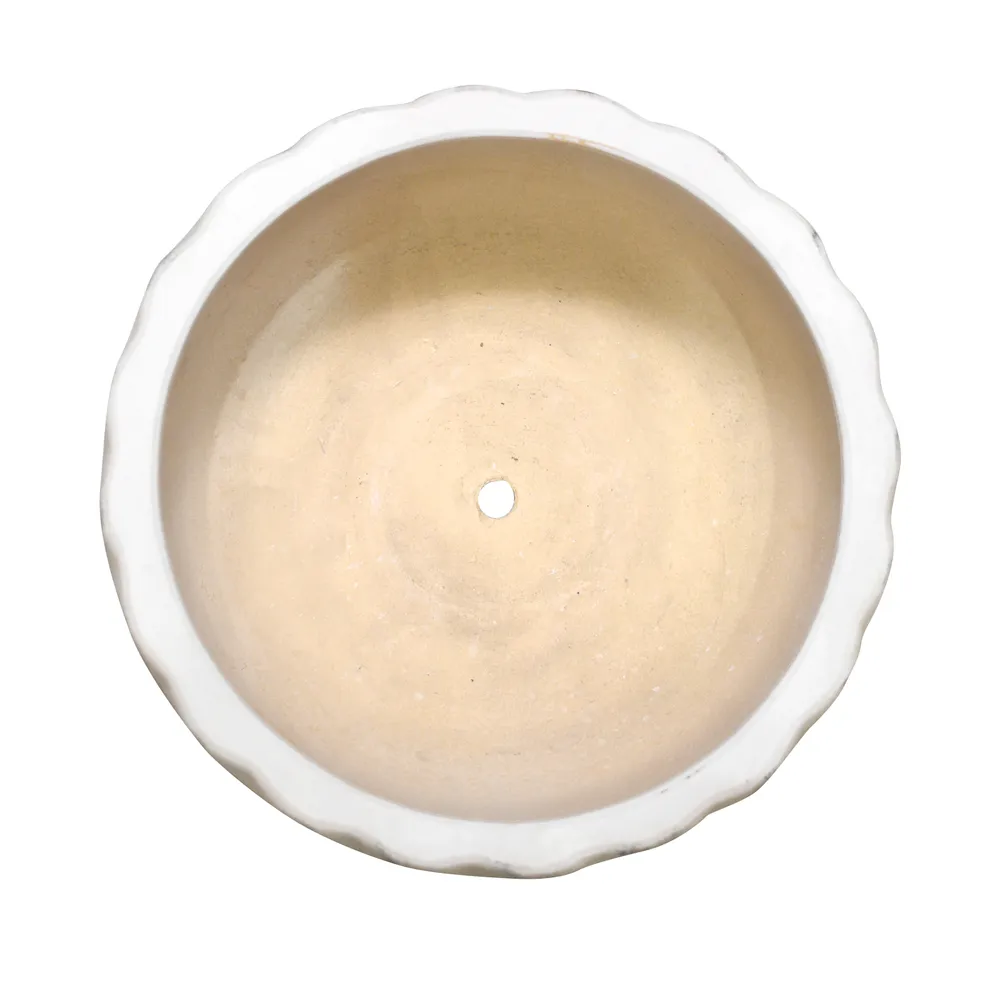 FORRESTPARK SET OF 3 WHITE PLANTER 11 (IN)