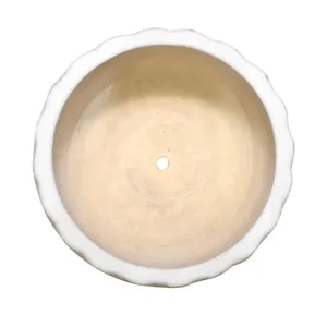 FORRESTPARK SET OF 3 WHITE PLANTER 11 (IN) 8