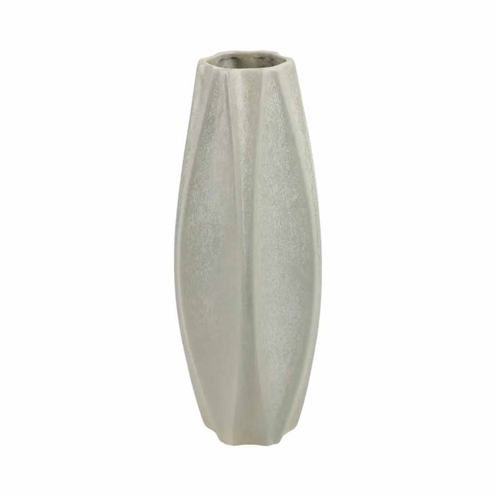 EMMETTON GRAY VASE 16 (IN)