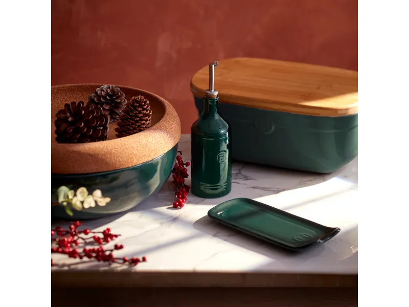 EMILE HENRY Large Storage Bowl, 6.5L/6.9qt, 14.2x14.2x6.1"/36x36x15.5cm, Cedar 3