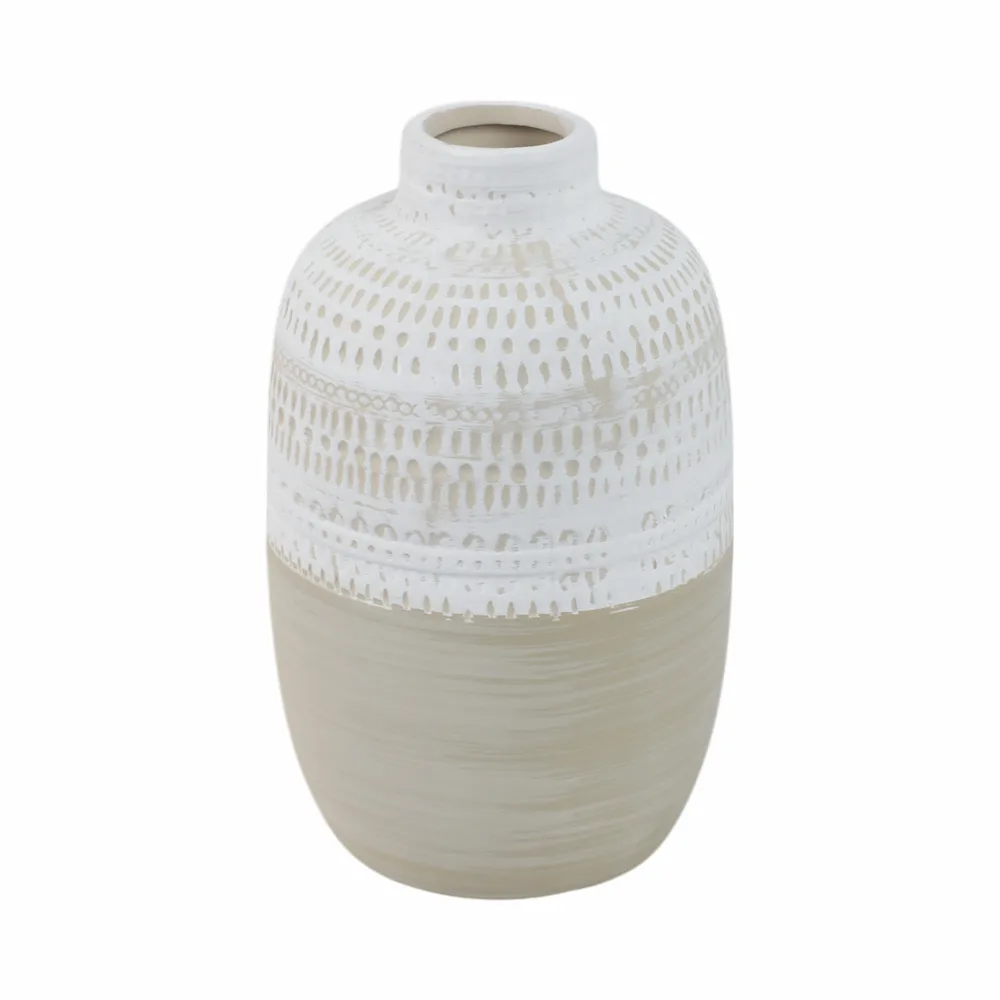 RIPLEYBEACH IVORY VASE 8 (IN)
