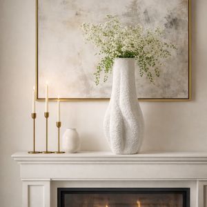 HADFIELDROSE IVORY VASE 16 (IN) 12