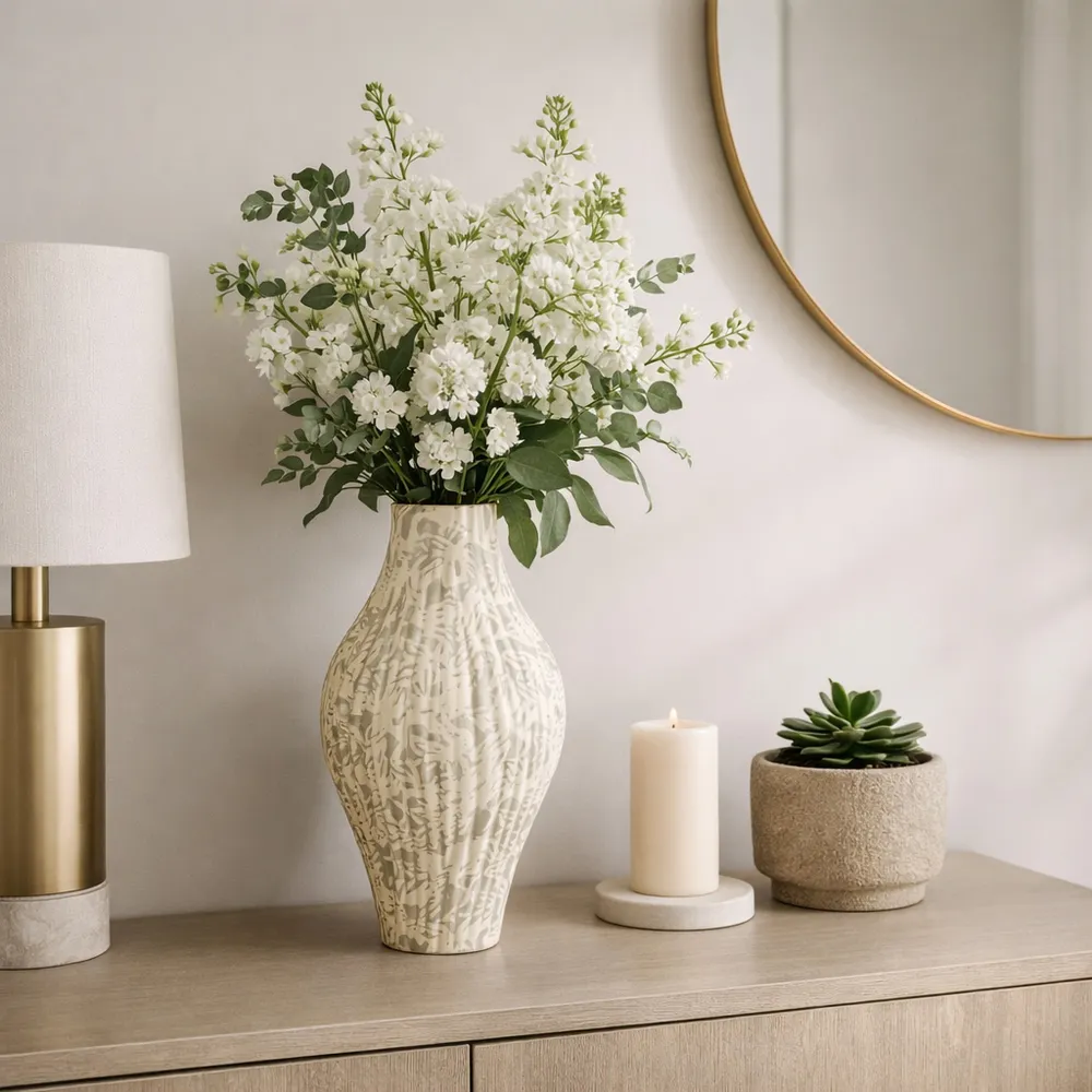 DANFORTHPARK GRAY VASE 14 (IN)