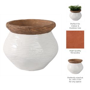 CHESTER WHITE PLANTER 7 (IN) 10