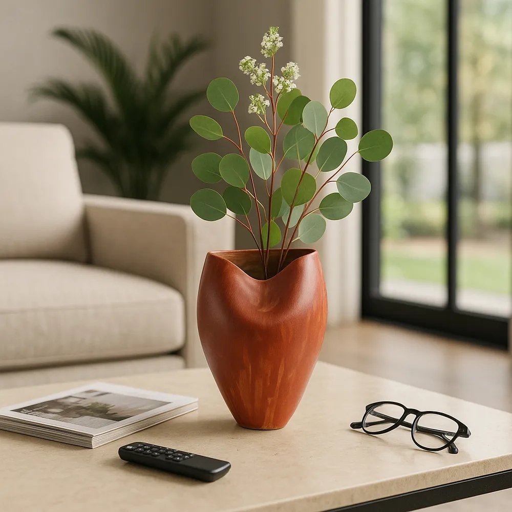 ROLANDSHAW RED VASE 14 (IN)