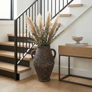 NATESTONE BROWN VASE 31 (IN) 12