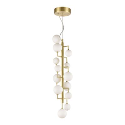 Keir 8″ Wide 13-Light Chandelier - Gold